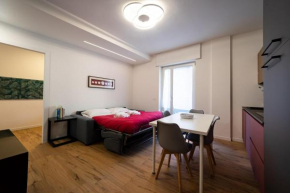 Modern Red Flat in Verona